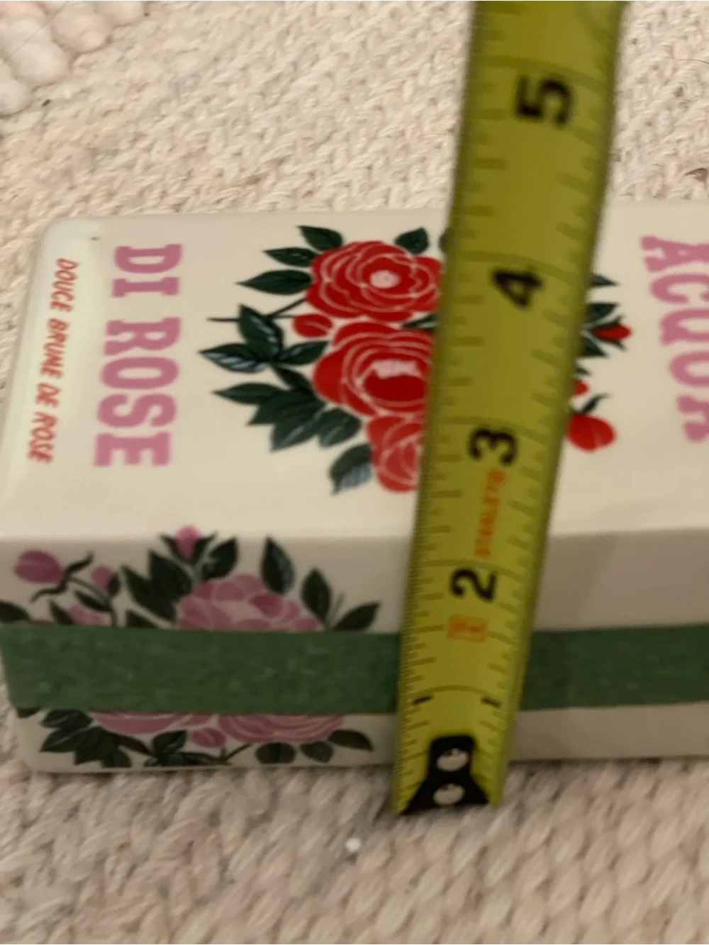 Matchbox Floral Salted Woods & Rose Ceramic Candle from Anthropologie